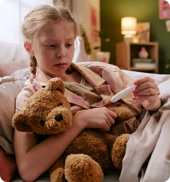 Child living with rare disease